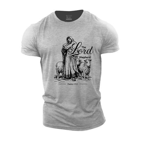Men's The Lord Is My Shepherd Cotton T-Shirt